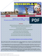 FEDERAÇÃO DA RÚSSIA - ECONOMIA - Principais Indicadores Sócio-Econômicos Da Rússia
