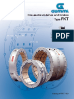 Circunferencial pneumatic clutches and brakes type FKT - FM technical catalog