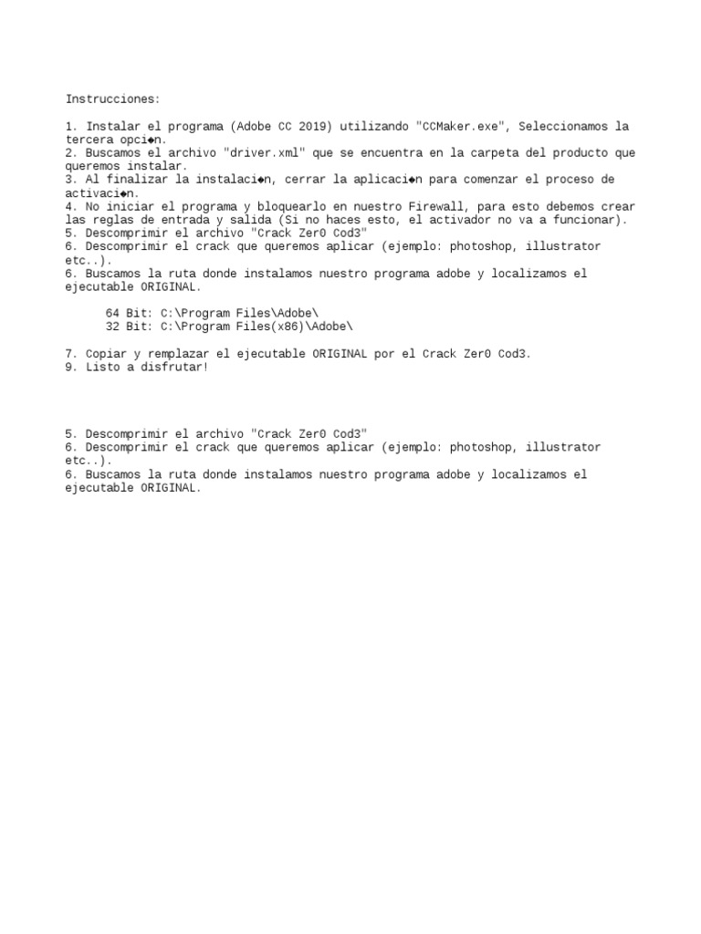 Instrucciones Ejecucion de Ccmaker | PDF