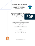 Tesis de Hallazgos Mastograficos y Ecograficos Del Carcinoma Lobulillar.