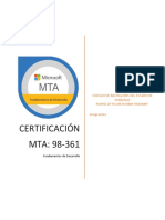 Certificación MTA