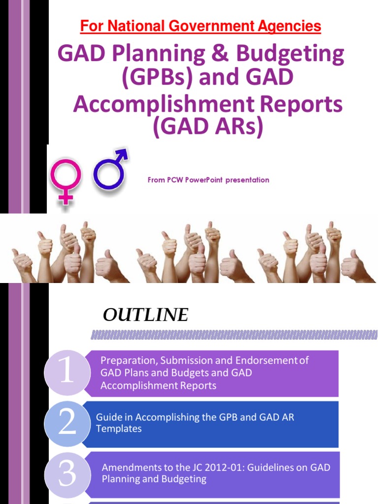 GAD Planning and Budgeting Guidelines | PDF | Gender | Gender Studies