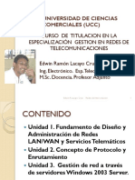Unidad 1. Gestion de Redes Telecomunicaciones