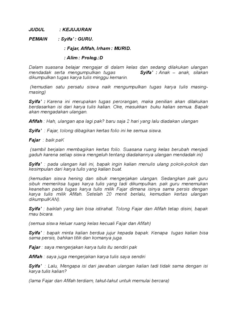Kel 1 Drama | PDF