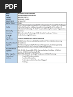 Mohamed Yousif - Oracle Fusion HCM - CV