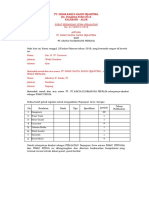 BENTUK SURAT PERJANJIAN SEWA PERALATAN Alor