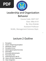 OB Lecture 2