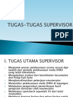 Tugas Supervisor Enumerator