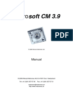 CMM Machine Manual PDF