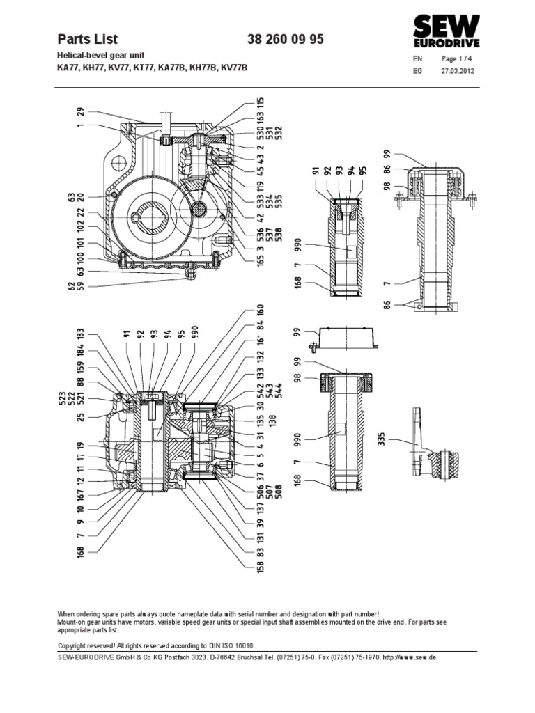 SEW Gearbox PDF