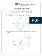 Electrical Circuits Practice Problems Thevenin's & Norton's Theorems AC Analysis