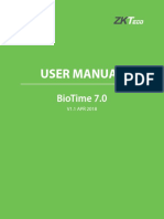 Biotime 7.0 User Manual v1.1 Apr - 2018 - Eu