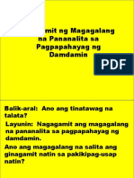 Q4w4-Paggamit NG Magagalang Na Pananalita Sa Pagpapahayag NG Damdamin