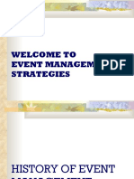 History of Event Management