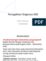 Penegakkan Diagnosa GBS