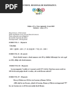 Subiecte - Bareme - Clasa A IV-A Regionala 2019