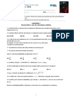 Matemática A 12.o ano: Proposta de teste de janeiro de 2018