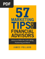 57 Marketing Tips For Financial Advisors by James Pollard