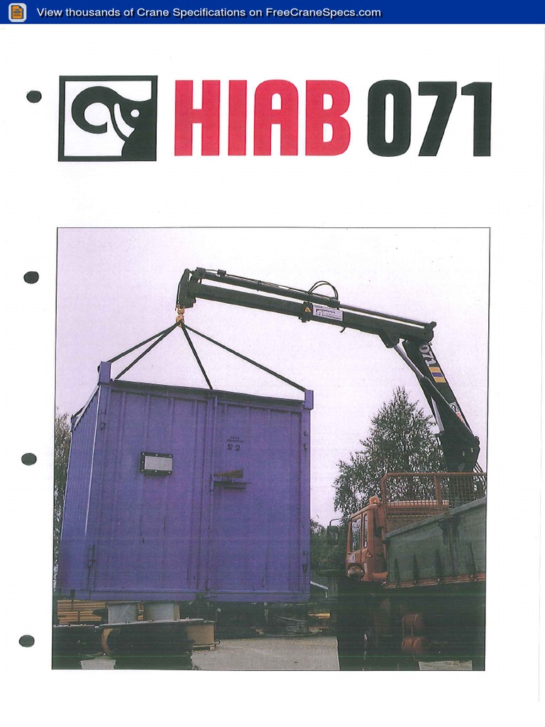 Hiab 071 PDF | PDF
