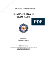 Penuntun Praktikum Kimia Fisika II PDF