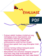 Evaluasi Keperawatan