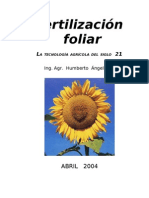Fertilizacion Foliar - Febrero 2010 - Libro de 100 Pp.
