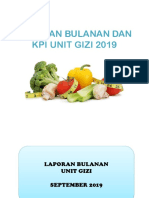 Laporan Bulanan Dan Kpi Unit Gizi 2019 (September)
