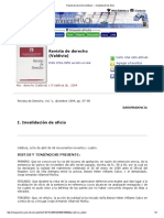 Revista de derecho (Valdivia) - I. Invalidación de oficio