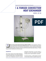 Free Forced Convectional Heat Exchanger HE106