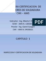 Curso para Certificacion de Inspectores de Soldadura PDF