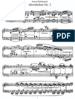 Rubinstein - Akrostichon No.2, Op.114, No.2 PDF