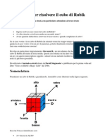 Guida Per Risolvere Il Cubo Di Rubik