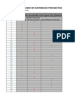 Encuesta sobre consumo de sustancias psicoactivas entre jóvenes de 18 años