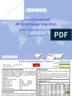 Best Practices AD Exchange Migration ENGLISH