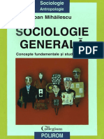 Sociologie - Generala PDF