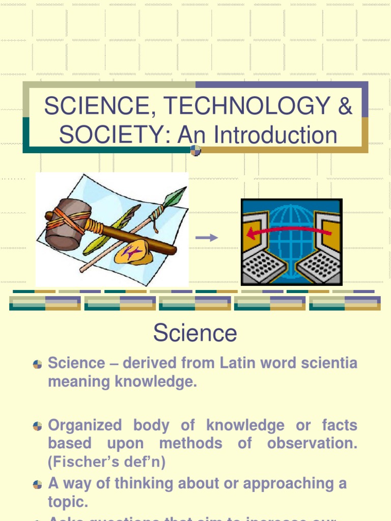 Introduction to Science, Technology, Society | PDF | Social Science ...