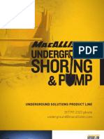 MacAllister Underground Shoring and Pump Brochure