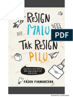 Resign Malu, Tak Resign Pilu by Fazar Firmansyah PDF