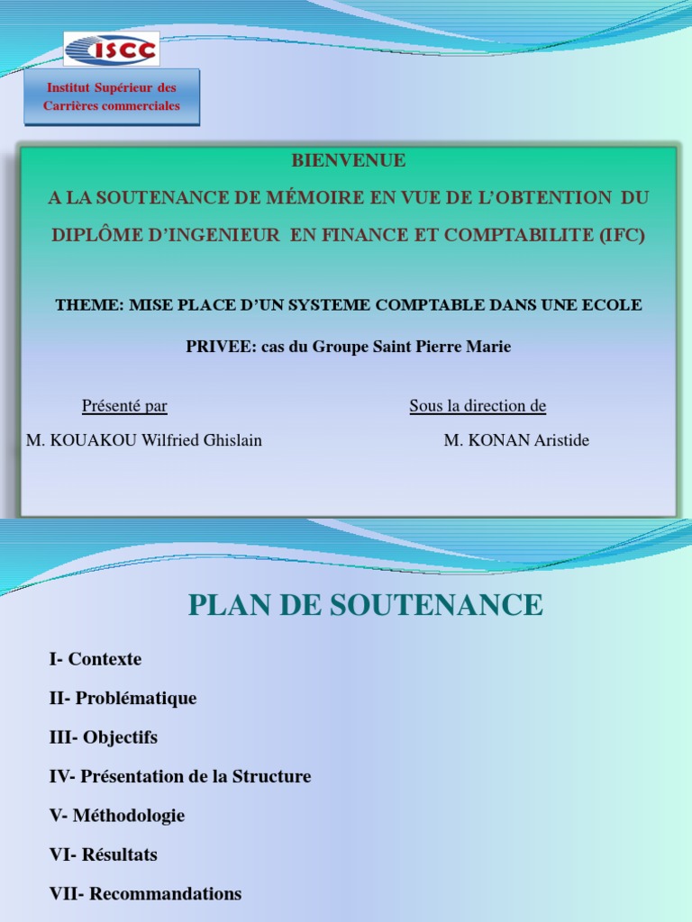 Exemple De Soutenance De Memoire Powerpoint Presentation Powerpoint Soutenance Memoire | PDF