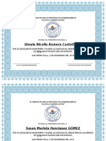 Diploma Excelencia Varios 2019