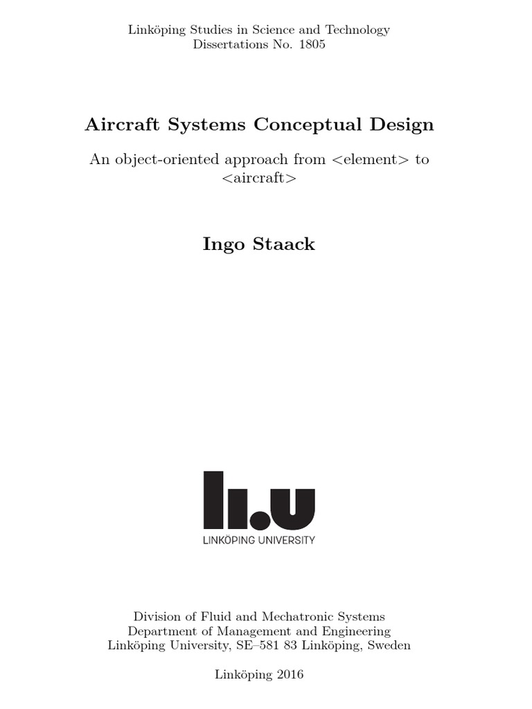 Aircraft Mechanical Systems | PDF