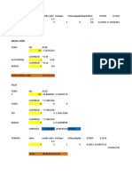 Calculo de materiales para tubería