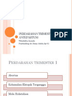 Perdarahan Trimester I & Antepartum-1