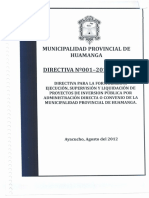 Directiva Obras 2012 A.D PDF