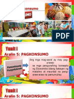 1 - Konsepto NG Pagkonsumo