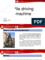 Pile Driving Machine - Manzano