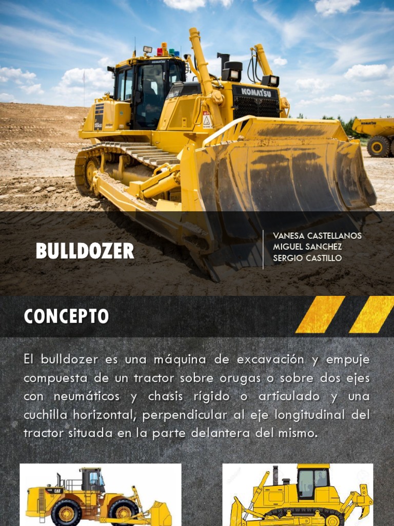 Partes y funciones del bulldozer | PDF | Tecnología