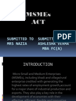MSMEs Act