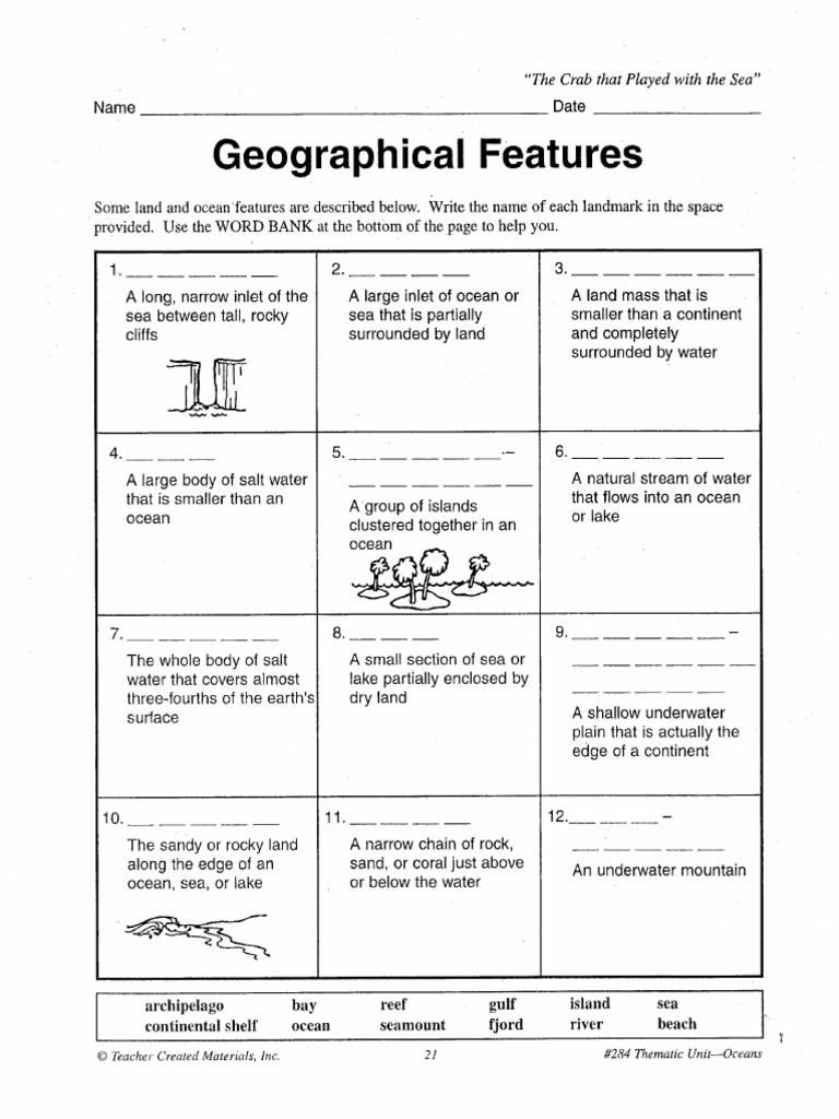 Geographical Features PDF