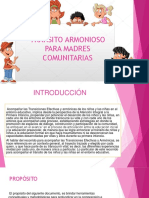 Transito Armonioso para Madres Comunitarias